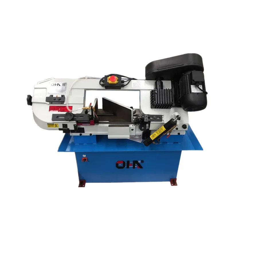 Semi auto band saw machine angle rotating band saw machine