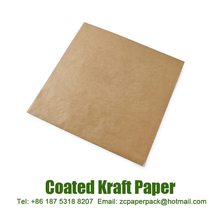 
One Side Coated Bleached White and Brown Poly Kraft Paper in Rolls 