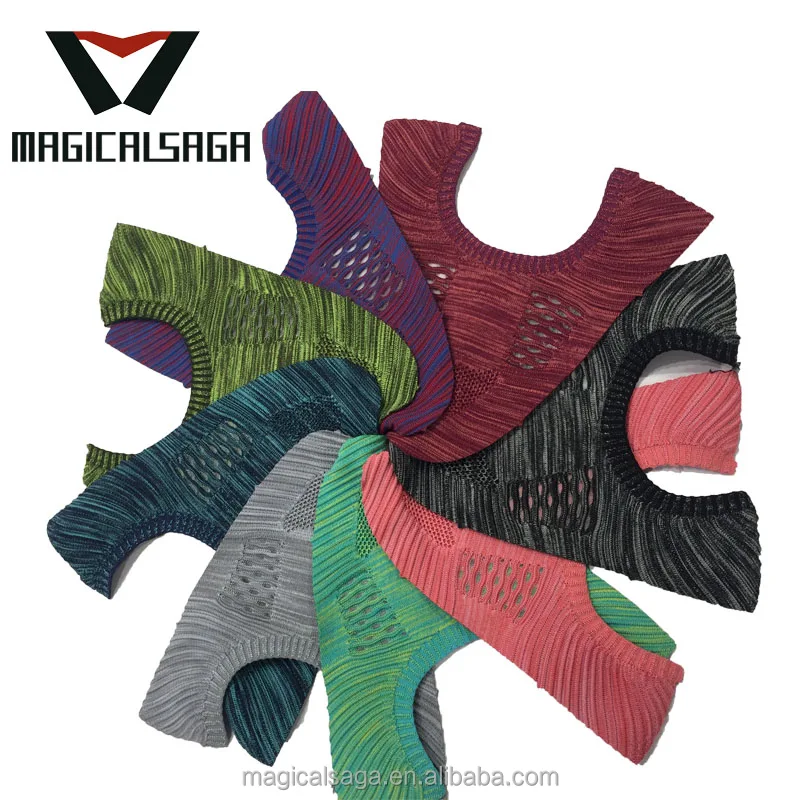 Wholesale summer women&men shoe knit sports shoes uppers