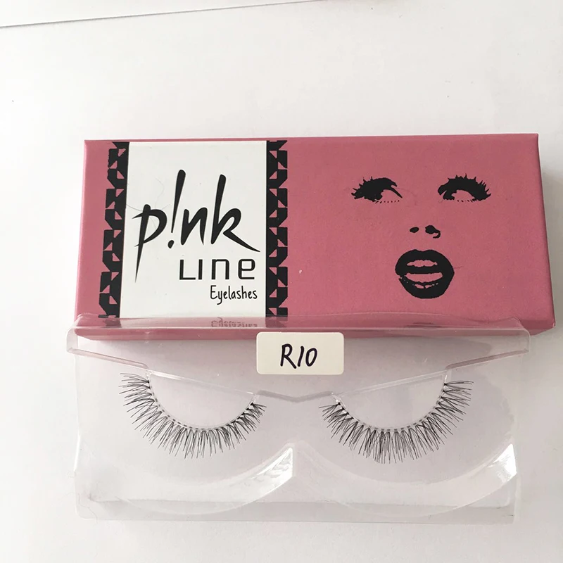 wholesale strip false Eyelasheshuman hair eyelash private label packages