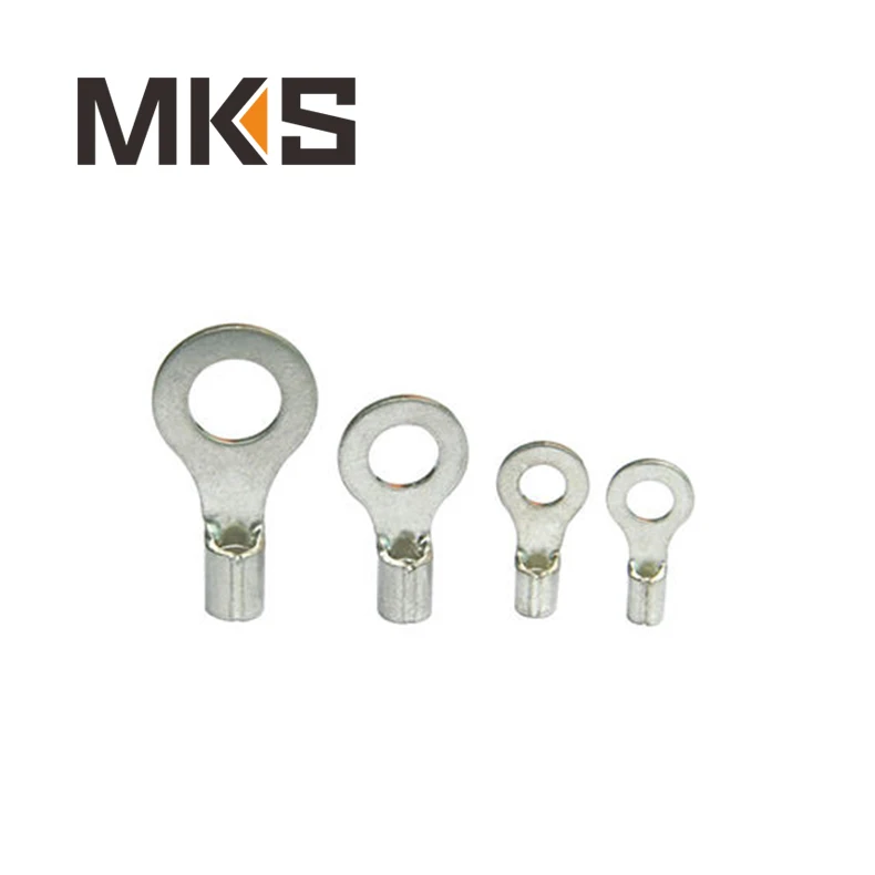 Yueqing factory high quality Eyelet Naked Lug,Ring Type Crimp Ground Cable Terminal