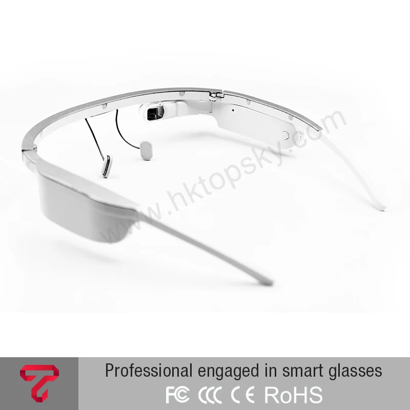
Hot Item HD Digital Eyewear AR 3D smart video glasses Android Wifi 98 inch virtual screen 