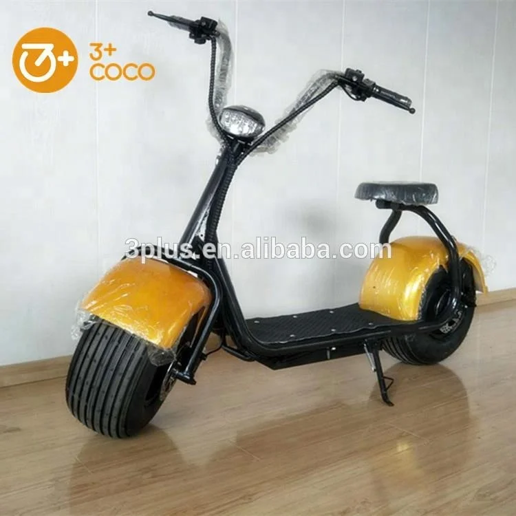  Электрический велосипед citycoco с толстыми