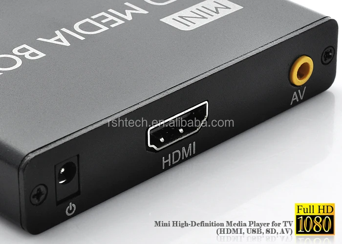 Полный 1080 P игрок Рекламы подключи и играй Digital Signage для Media Player 3D плеер Full HD Media Box HDMI SD/USB плеер