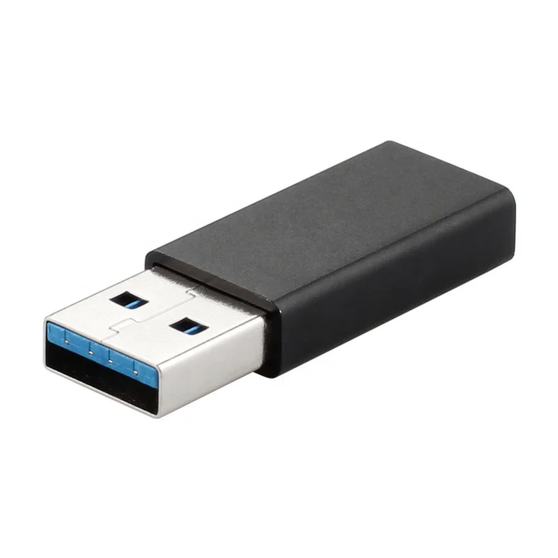 Ульт-unite черный корпус из алюминиевого сплава USB 3,1 Type-C для типа A Male адаптер конвертер
