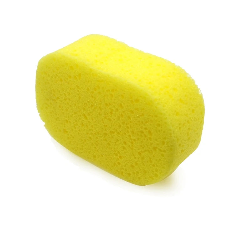 Yellow thickening body cleaning bath shower massage seaweed sponge