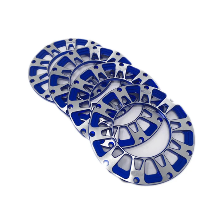 
custom cnc machined parts aluminum colored billet beadlock for car auto go kart bike race 