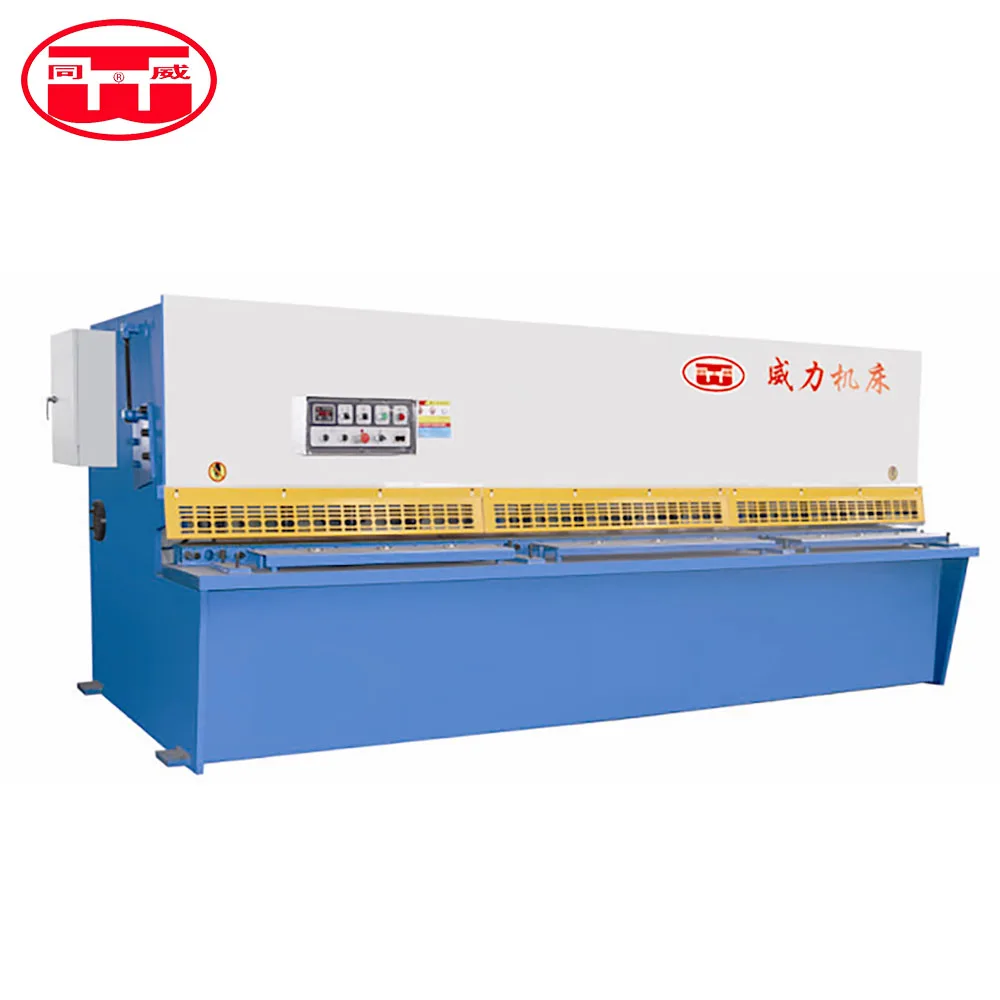 Best Factory  QC11Y-16x6000 Fully Automatic E21 system metal sheet cutting guillotine shear machine