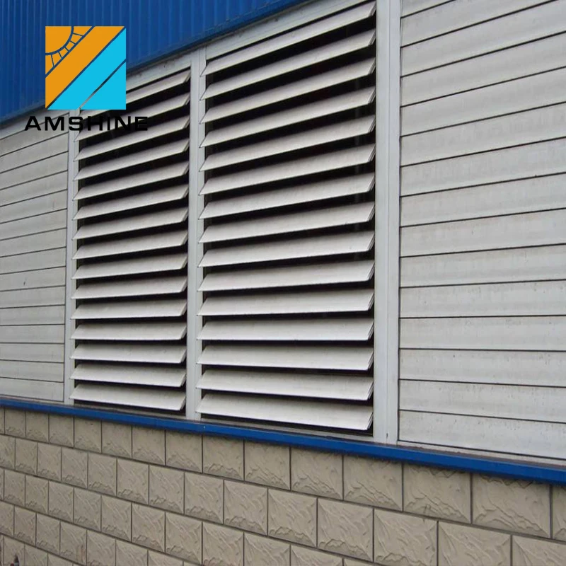 100% Waterproof outdoor sunshading aluminum louver system