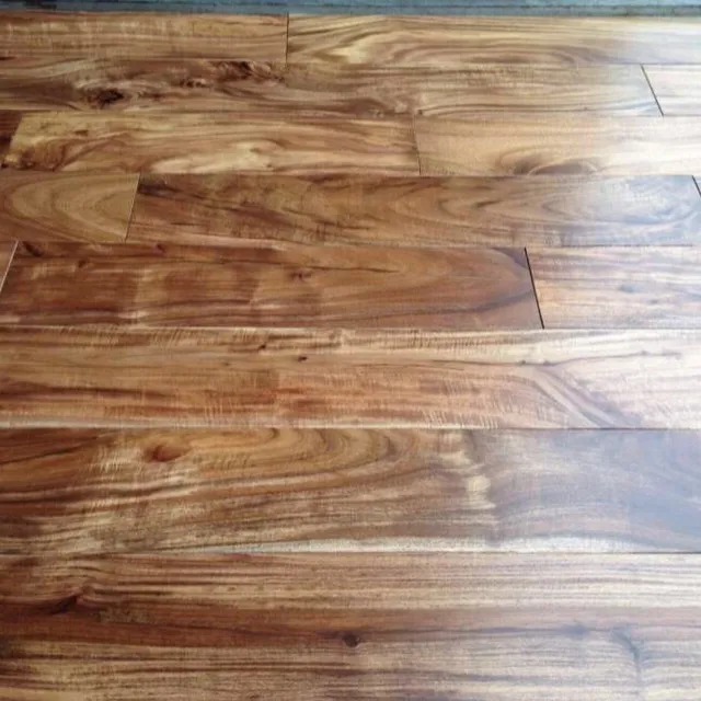 
Natural Smooth Acacia Natural Wood Flooring With Wholesale Price For Sale 