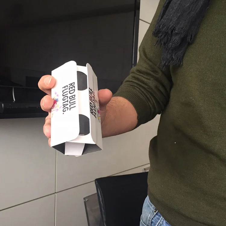 Картонные складные бинокли с логотипом на заказ