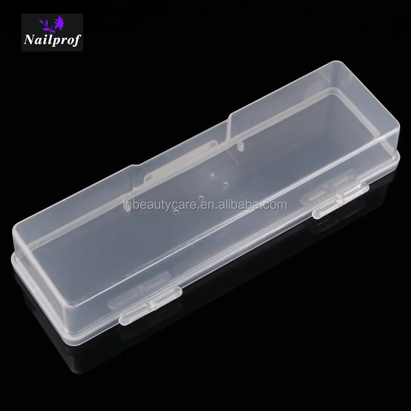 Nailprof Wholesale Portable Nail Art Empty Container/ Plastic Nail Art Tool Box/ Nail Polish Storage Case