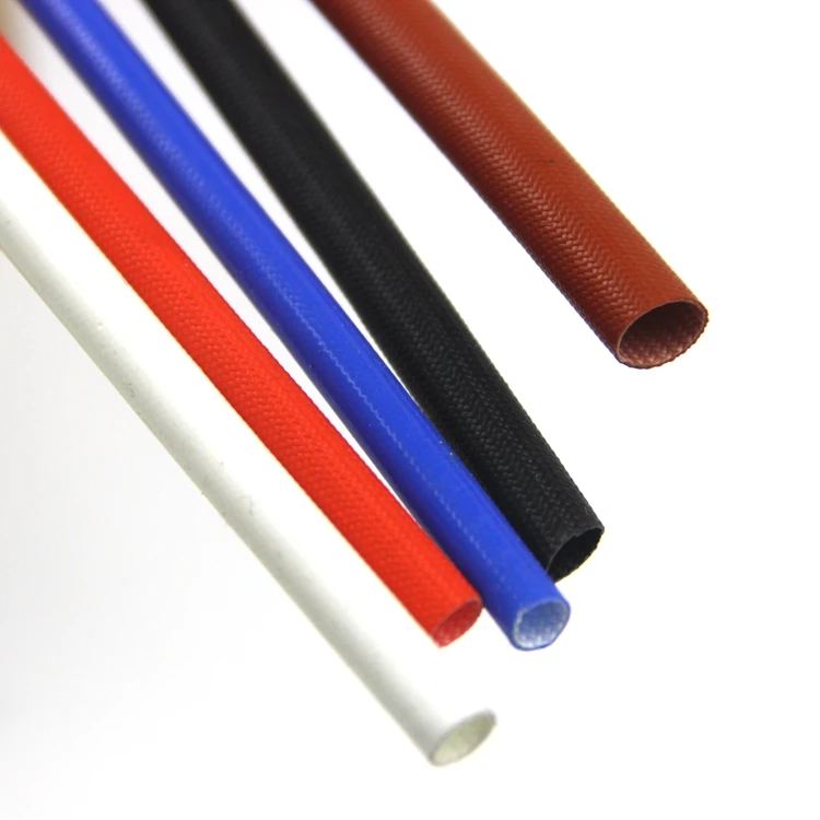 High Quality Insulation Heat Resistant Acrylic Fiberglass Sleeving