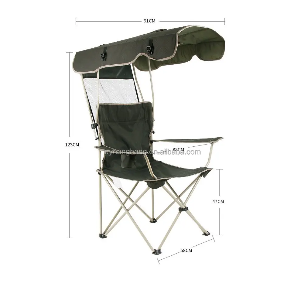 Портативный складной пляжный стул для кемпинга
