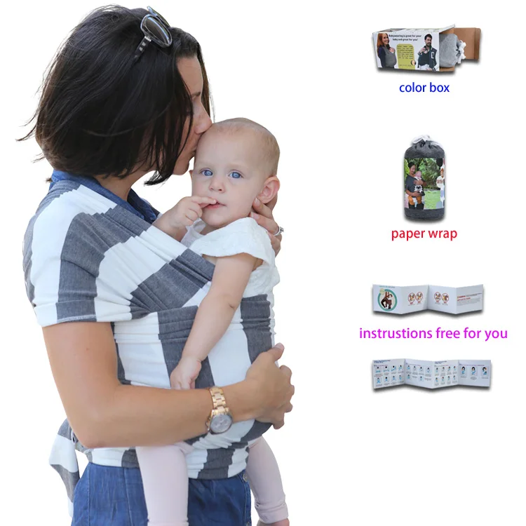 2019 Most popular knit baby wrap carrier
