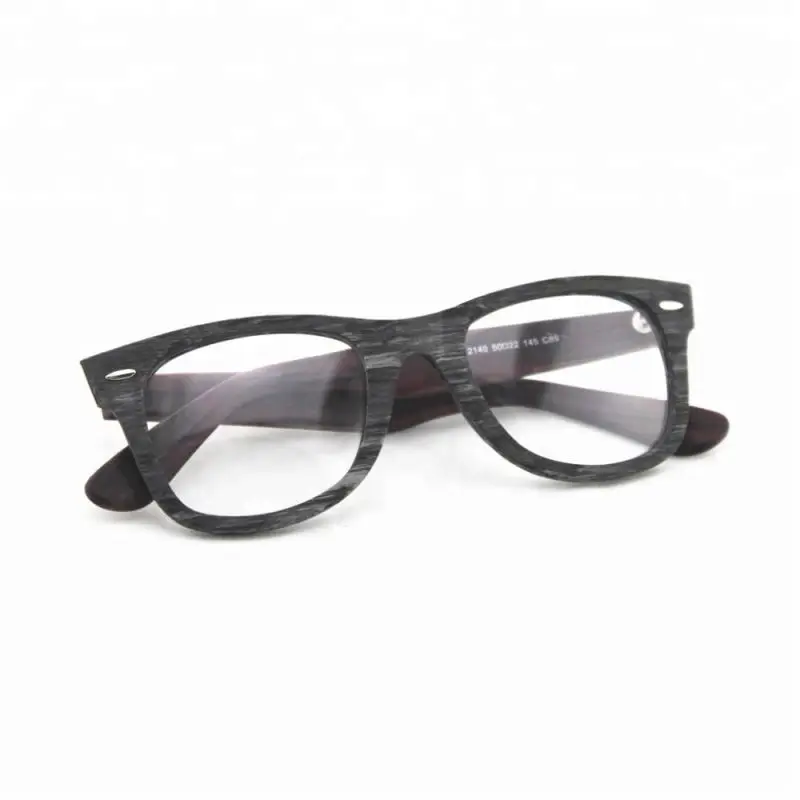 Mens Vintage Acetate Optical Frame Eyeglasses Wooden Glasses 2020