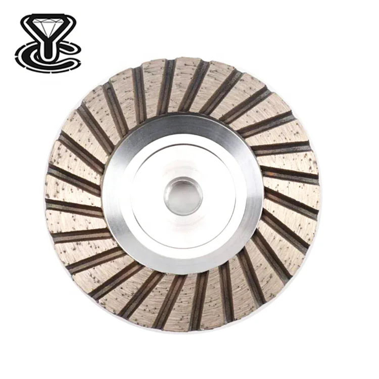 Professional Grinding Tools Aluminum Wheel Diamond Cup Wheel for Concrete Metal Cup-shaped Wet/dry Use Standard Great