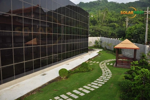 72W Thin Film Glass Solar Panel 10% Transparent