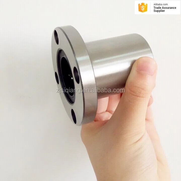 free shipping 10mm x 19mm x 55mm 10mm Round Flanged Type Linear Bushing Ball Bearing flange bearings LMF10LUU CNC Parts