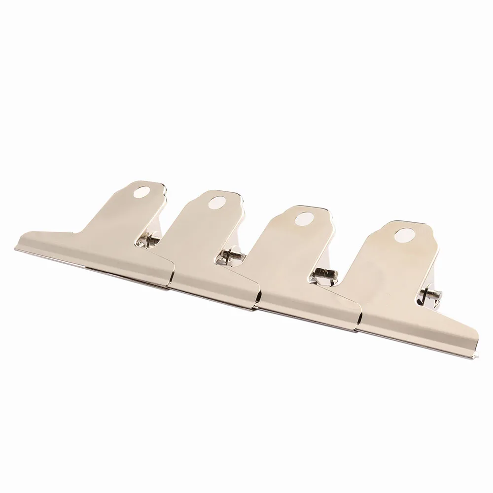 145mm binder clips 12pcs stainless steel mountain clip for stationery supplies