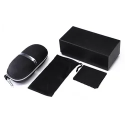 Fashion Portable Eva Hard Shell Shockproof Sport Sunglasses Case with Travel Zipper Carabiner Eyeglasses Case