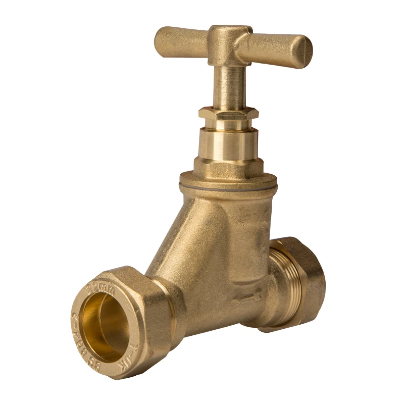 Высококачественный латунный стопорный клапан с наружной резьбой, Заводское производство 1/2, стопорный клапан, запорный клапан