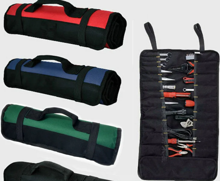 Портативная многофункциональная сумка для инструментов барабанного типа, сумка для ремонта электроники, наружный комплект для ремонта телекоммуникации