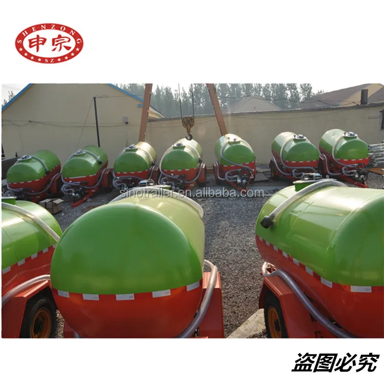 agriculture 3500 liter transporter water tank trailer for sale