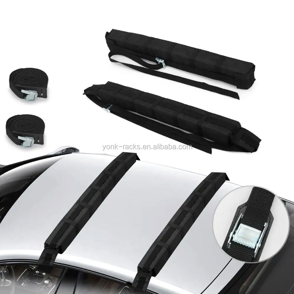 Soft car roof racks roof carrier for ski board surfboard canoe kayak stocked