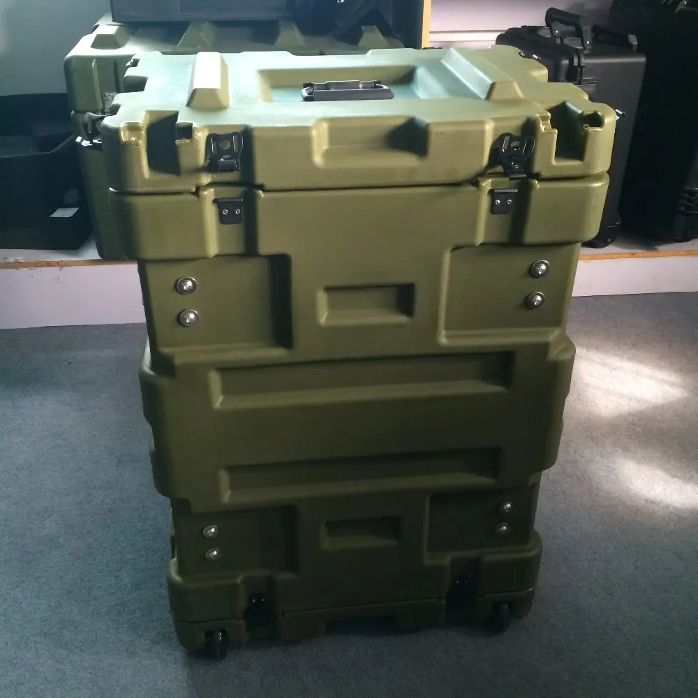 China supplier Tricases new products  anti-shock 19 inch 6U double rack mount case
