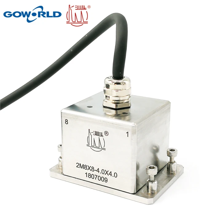 GOWORLD Phased Array NDT ultrasonic transducer ultrasound sensor Matrix 1.5D/2D Series Probes 2M8X8-4.0*4.0 Immersion