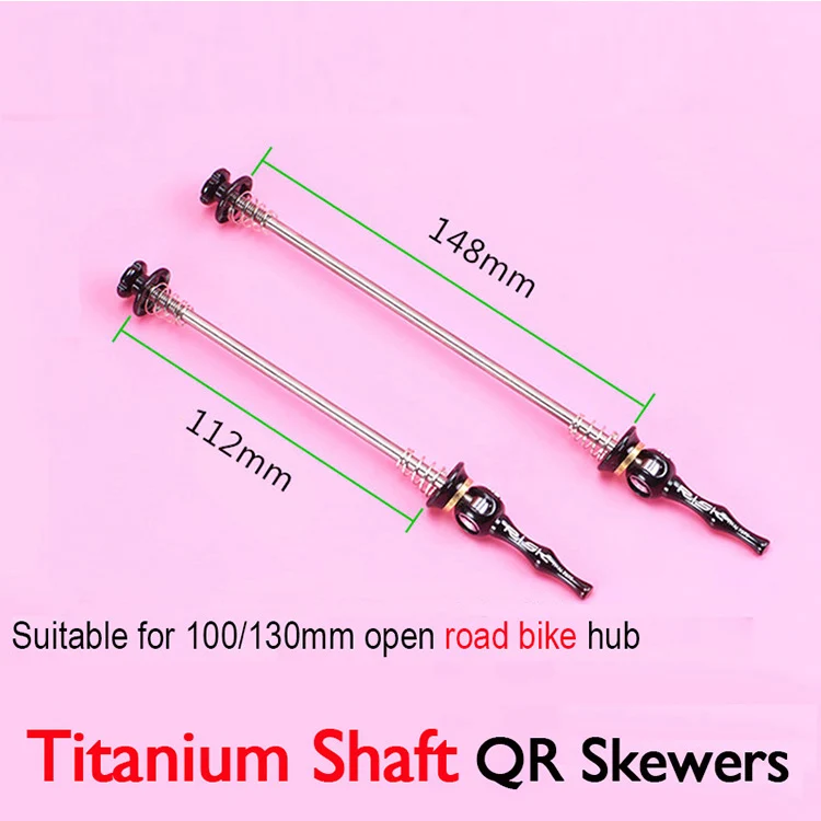 RISK Ultralight Quick Release Rod Road Bicycle QR Skewer Lever Titanium Shaft Rod Axis Aluminum Alloy For MTB Mountain Bike Hub
