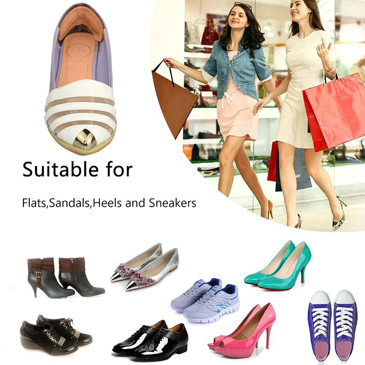Back Heel Cushion Insoles Anti Slip Shoe Cushion Blisters Heel Pads Grips Liners