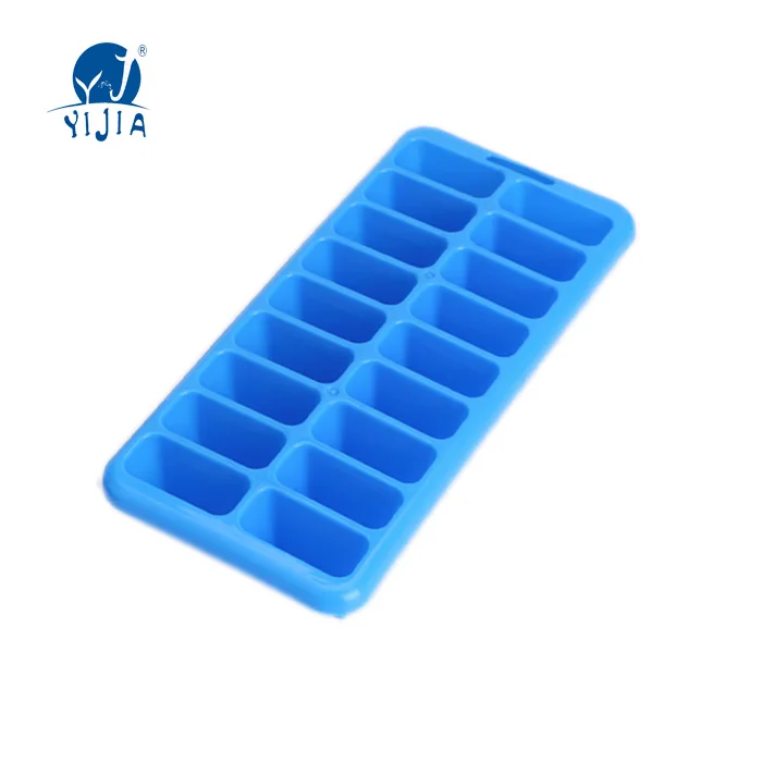 Cheap plastic material  Multi Blocks Mini Square  Ice Cube Tray 2pcs