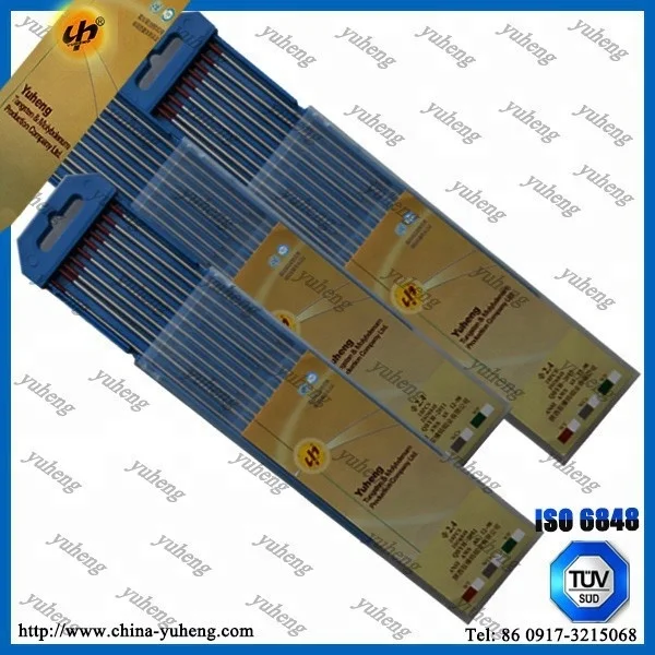 iso 6848 tungsten welding electrodes