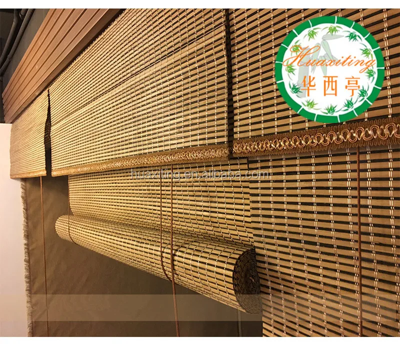japanese style bamboo flat curtains
