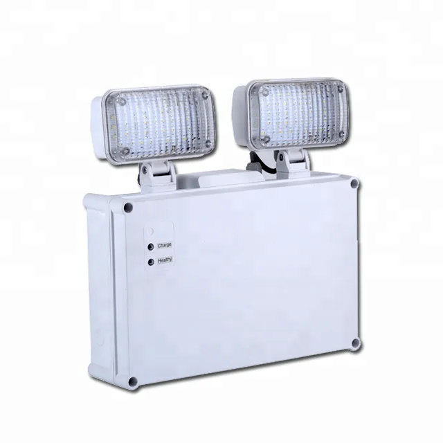 Made by JIMING High-brightness LED wall-mounted white double head emergency wall light