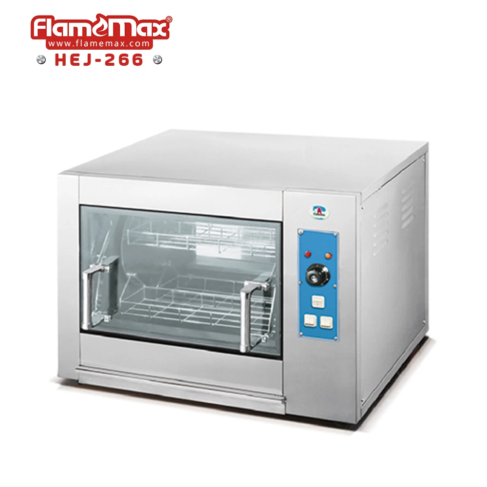 HEJ-268 FLAMEMAX Electric Commercial Chicken Rotisserie Oven Machine for Sale