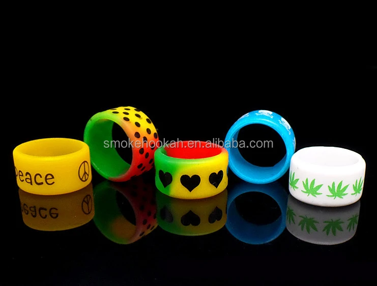 hot!!!Luminous silicon resistance rubber vape Band