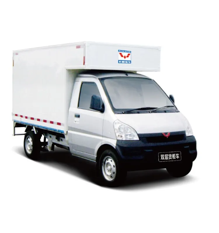 hot selling wide vision safety Single-cab van type box truck