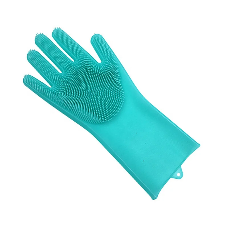 Silicone Washing Gloves New design kitchen bowl and dish washing/cleaning gloves for household