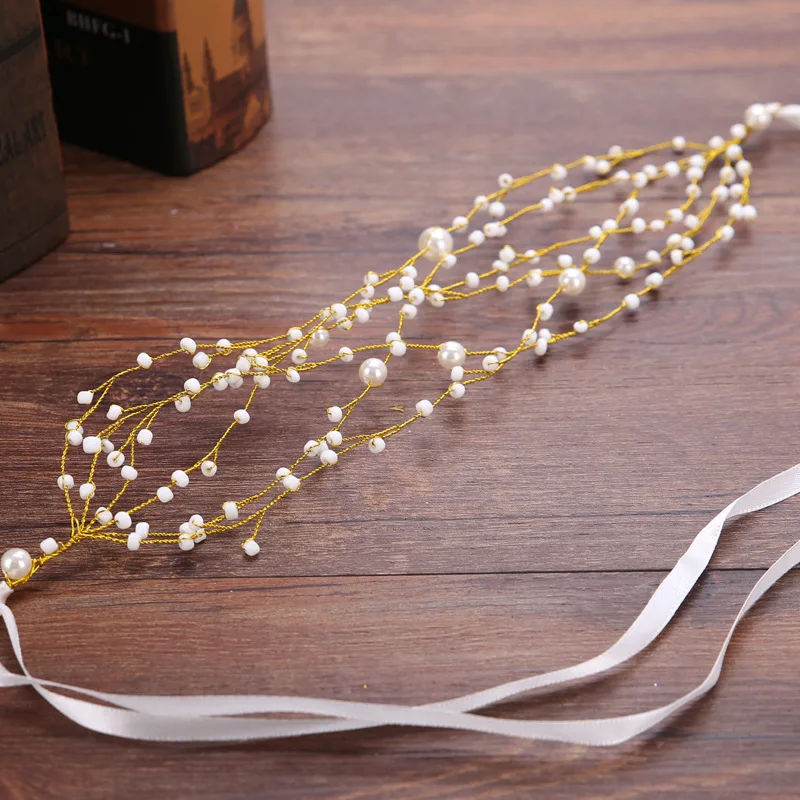 Wholesale Bridal Hair Accessories Boho Head Chains Gold Jewelries Women Head Band