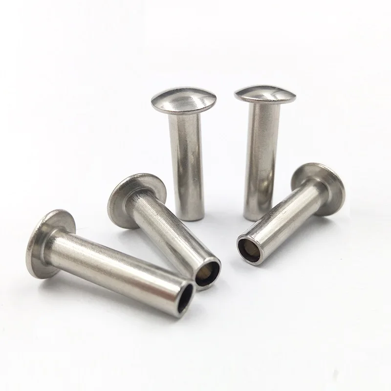Five star factory manufacturing semi-tubular pan head rivets stainless steel semi-tubular rivets stainless steel rivet