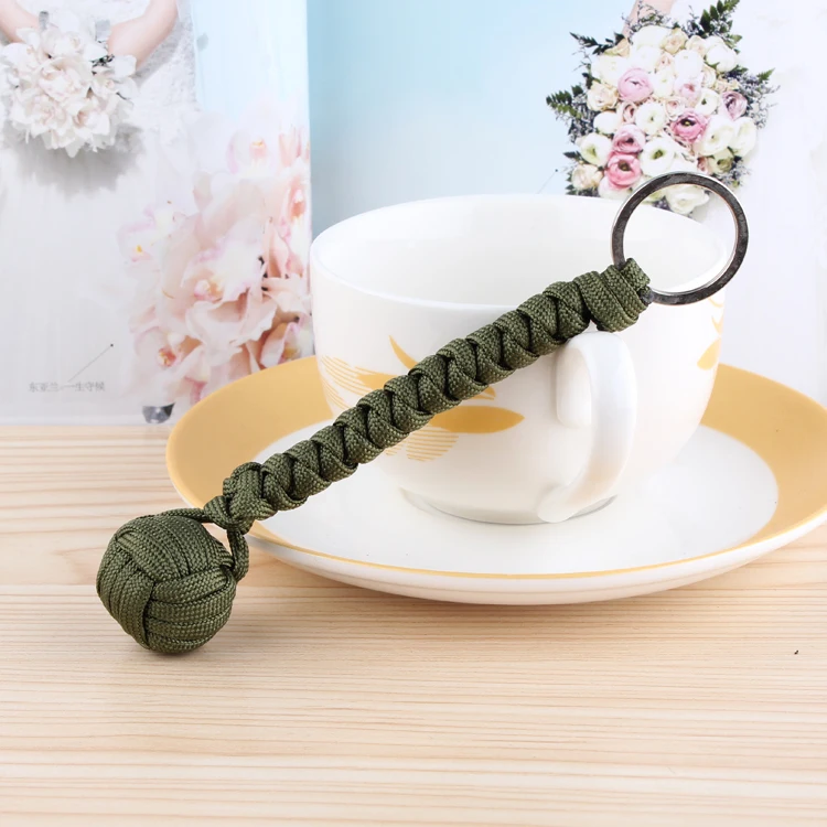 Оптовая продажа пользовательские Paracord брелок карабин обезьяна кулак брелки