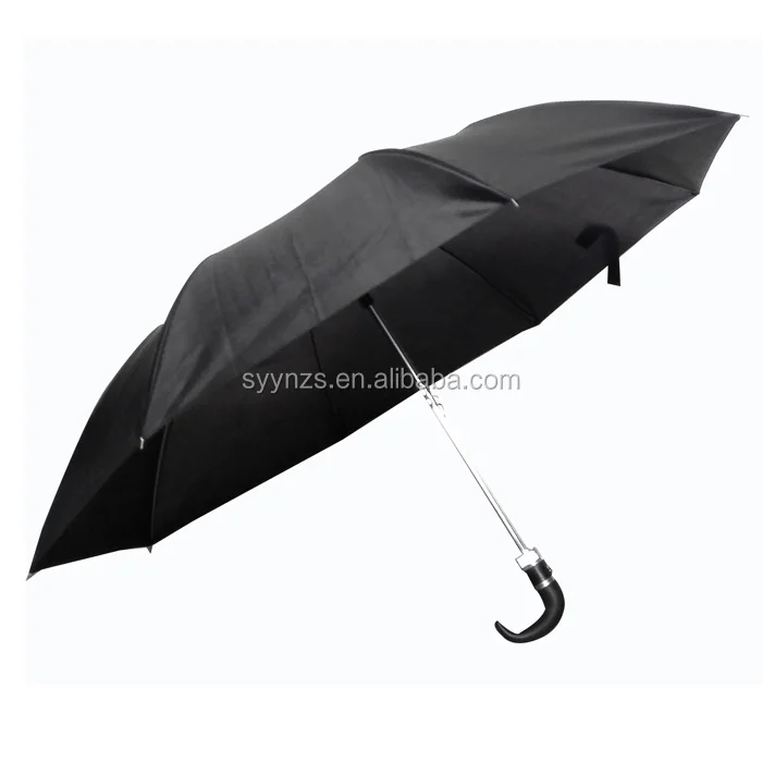 1 Dollar Black Color Auto open 2 folding umbrella