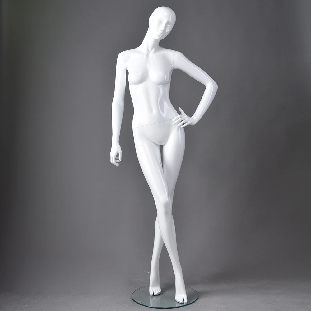 ArtWing Wholesale lifelike fiberglass mannequin standing full size manikin female