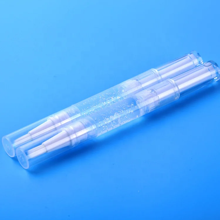 
Clear plastic pen tubes , 44%CP teeth bleaching pen white smile teeth whitening pen 