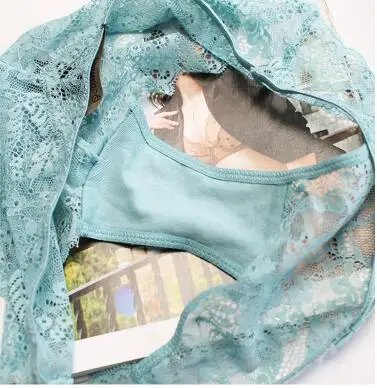 Ladies Lace Transparent Brief Sexy Images of Girls Without Underwear