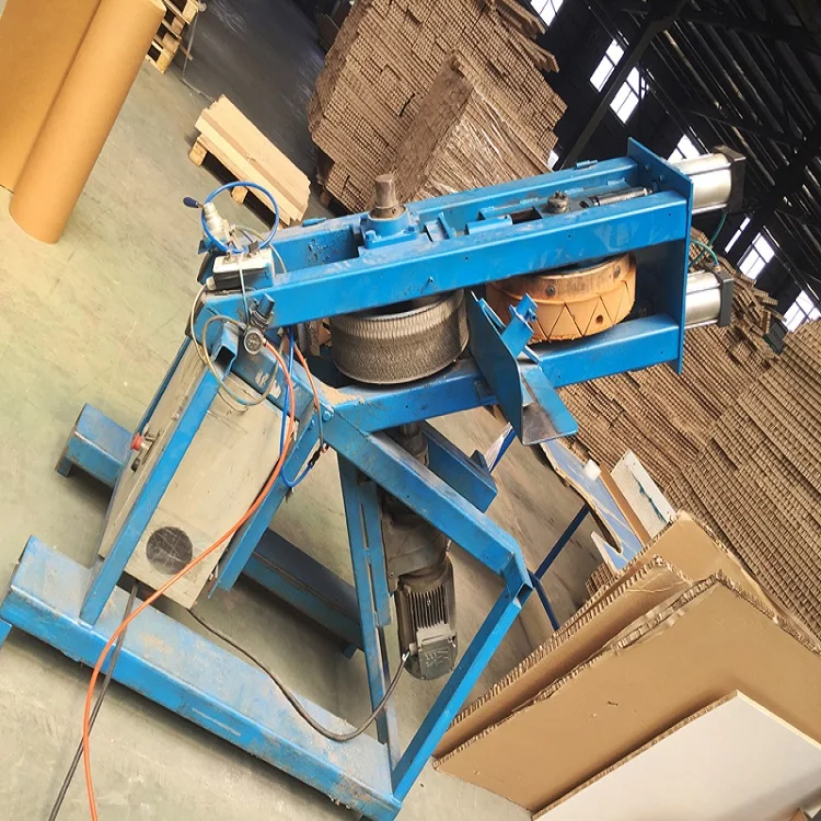 Strong Protective Paper Wrap Around Corner Edge Board rotary punching Machine