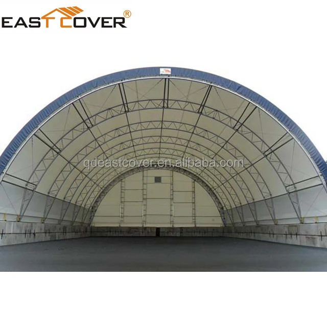 big hay storage truss shelter
